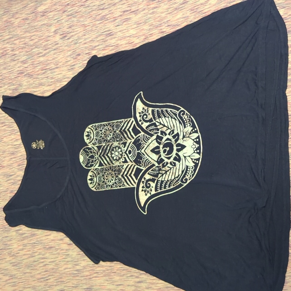 Gaiam Yoga Tank Top Hamsa Hand